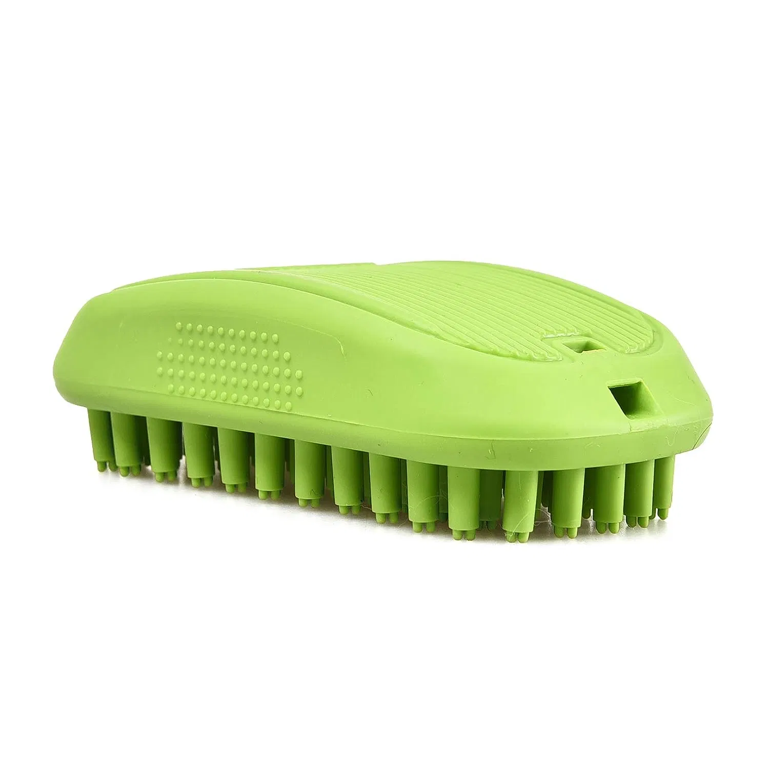 Cepillo suave de silicona para perros y herramienta de baño elimina suelto Cabello