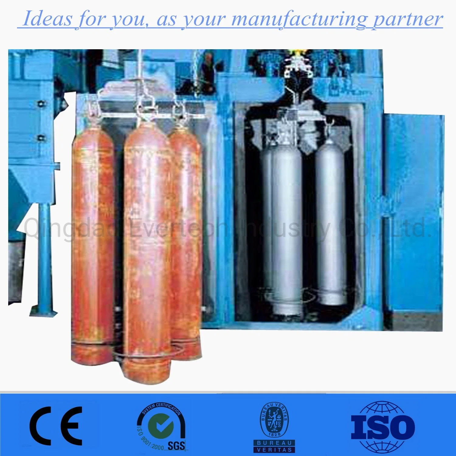 CE Approved Hook Hanger Type Shot Blasting Machinery