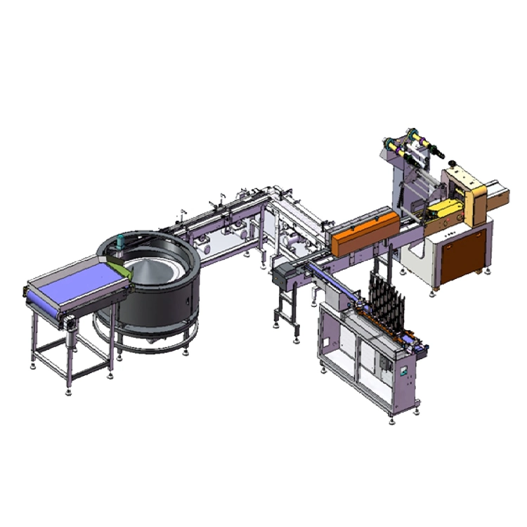 Fully Automated Packaging Line Project Wafer Roll Tray Loader Packing System Line