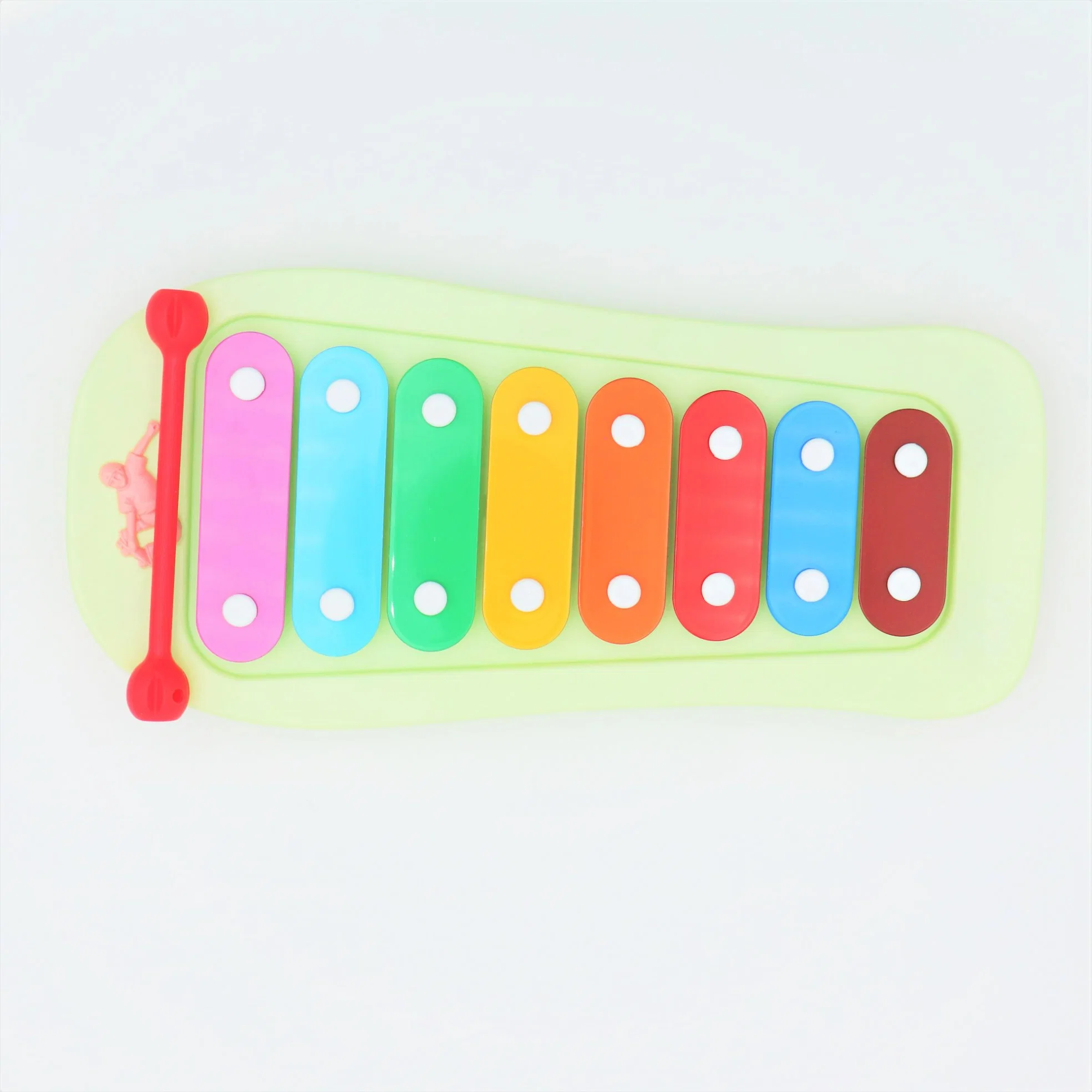 High quality/High cost performance  Cartoon Educational Keyboard Knocking Piano Xylophone with Light for Baby Musical Instruments Toy