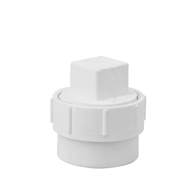 White Color Round All Kinds of Pipes and Fittings End UPVC PVC Pipe Fitting End Plug Can Be Customized According to Requirements