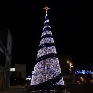 Outdoor Exterior 15m Giant Christmas Tree with LED Pixel Light for Christmas Decoration