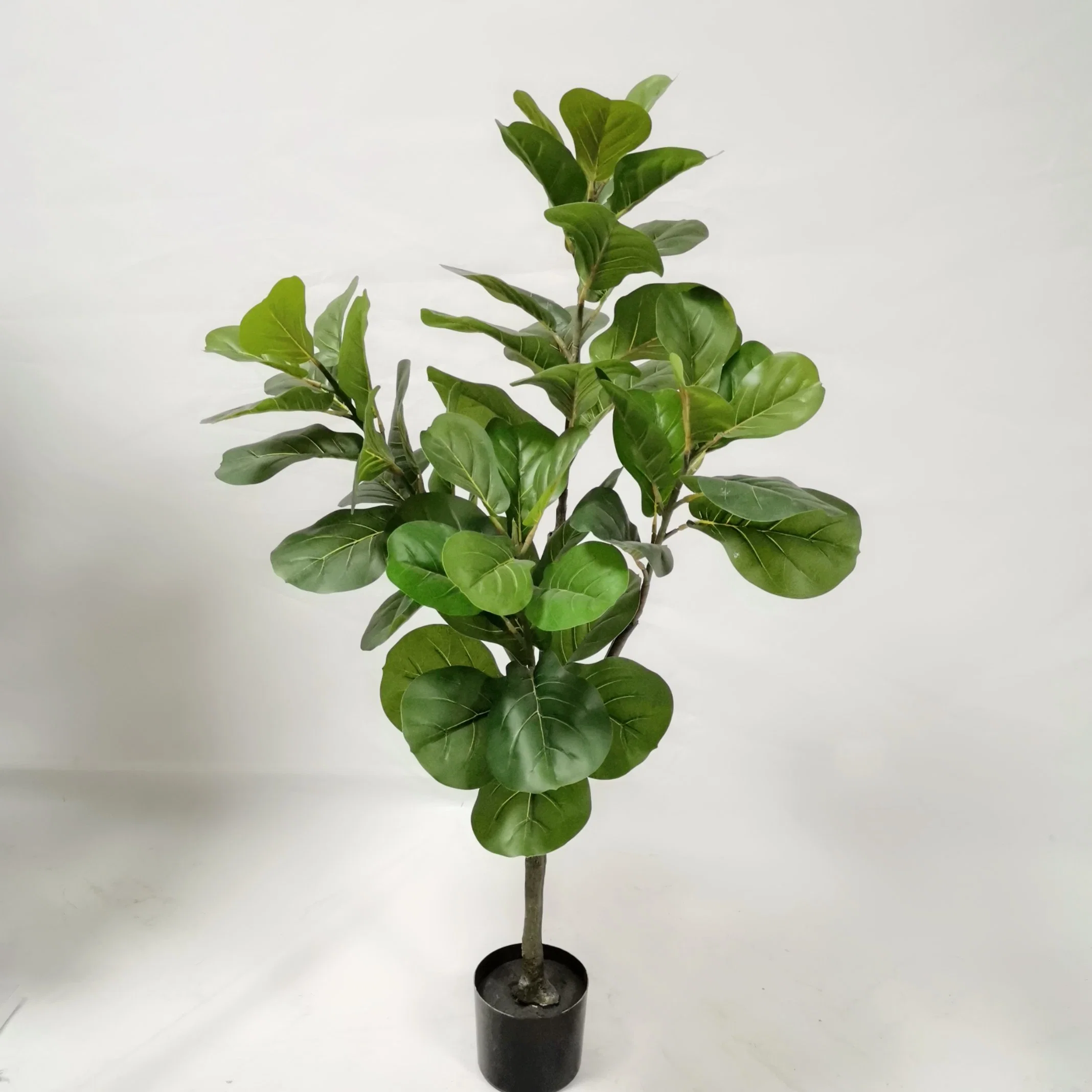 Commerce de gros fausse plante synthétique Bonsai Fiddle Leaf arbre de Fig En pot