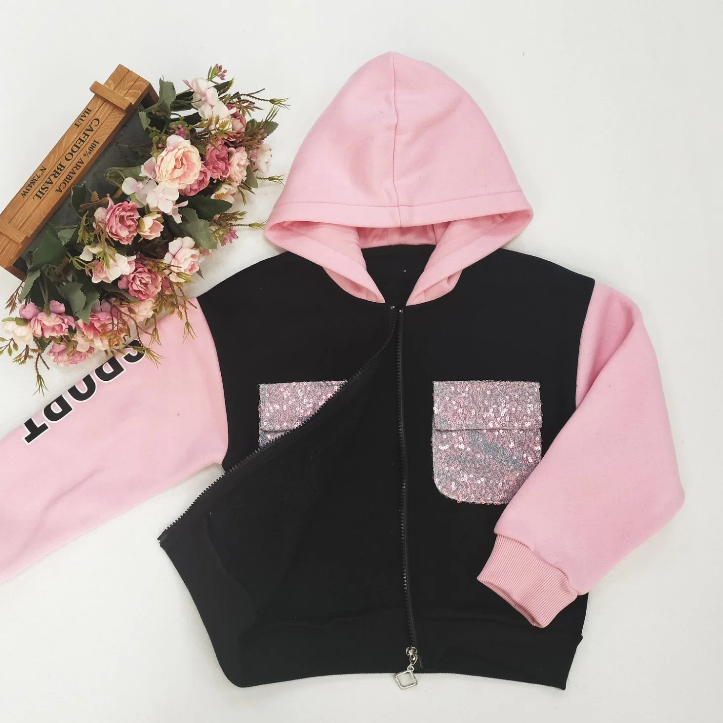 Children&prime; S Autumn and Winter Warm Jacket Women&prime; S Baby Children Girls Wear Jacket