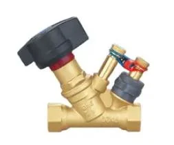 Bwva Thermostatic HVAC Automatic PTFE General Flow Control Manual Water Brass Balancing Valve