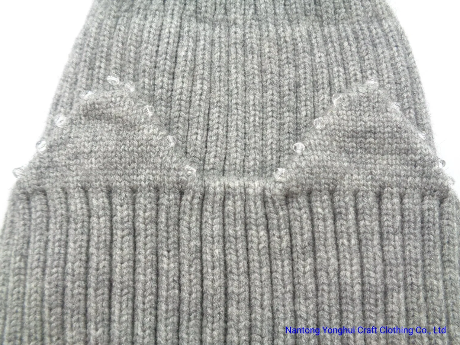 Warm Winter Knit Classic Design Pattern Youth Cap with Diamonds