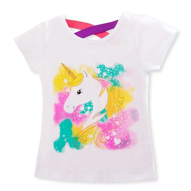 Children's T-Shirt Kid's Shirts Child Baby Toddler Unicorn Party Tee Tops Clothing Short Tees Cute Comfortable T Clothing