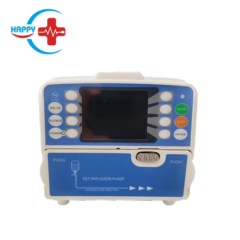 Hc-R003un portátil de uso de animales de la bomba de infusión intravenosa de veterinaria