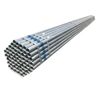 DN15 to DN250 Od Carbon Steel ERW Plastic Pipe or Iron Protector Galvanized Coated Round Tube 1to10mm Thick Factory Price