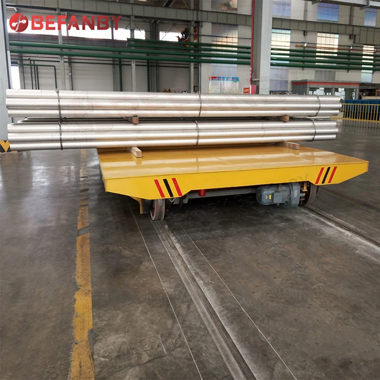 Taller personalizado eléctrico Industrial Coil Rail Transfer Cart on Rails