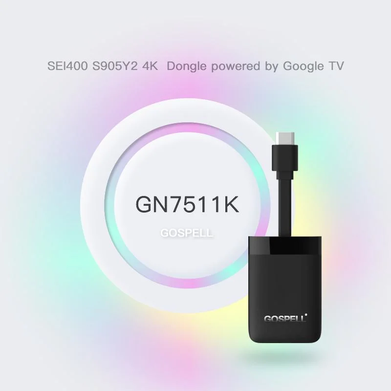 TV Box 4K H/D Smart TV Dongle Small TV Stick Android 10 S905y2 Quad Core Lpddr4 2GB+8GB 2.4G&5g Dual WiFi with Remote