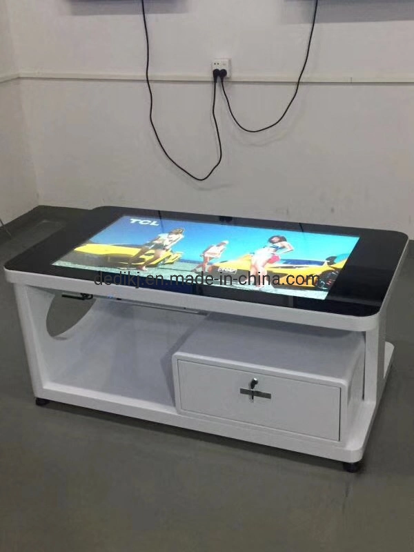 Dedi 43 Inch Interactive Multi-Function Waterproof Indoor Display LCD Touch Screen Coffee Table