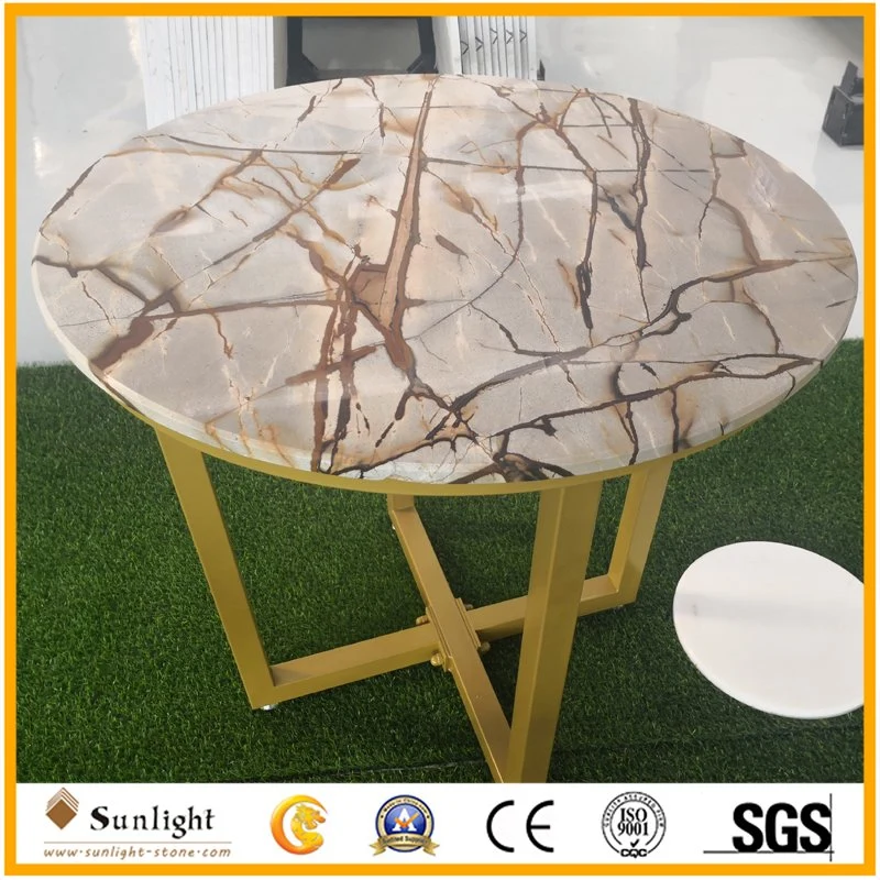 Chinese Popular Marble/Granite/Luxury Stone Round/Rectangle Modern Dining/Coffee Table