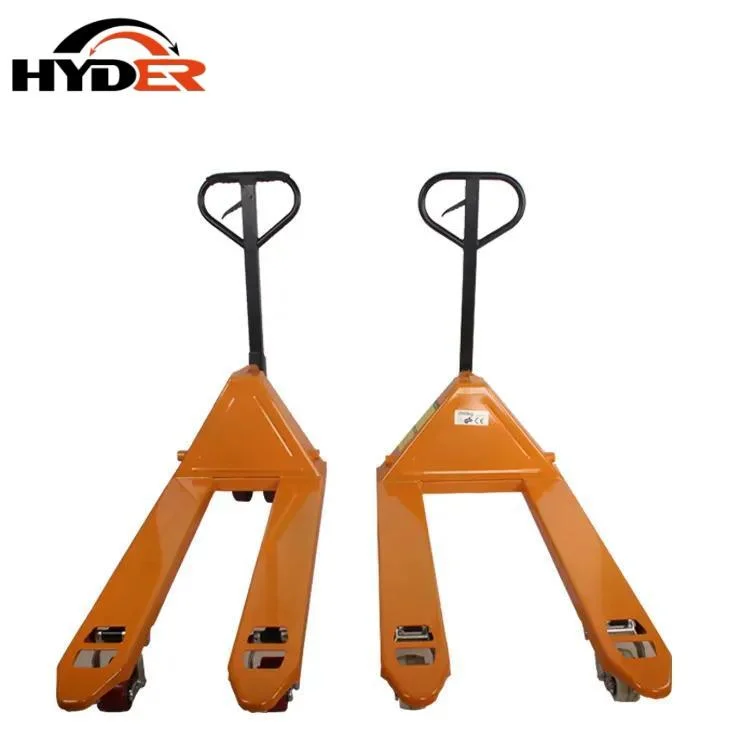 Hot Sale 2000kg Nylon Wheel Casting Pump Manual Forklit Hand Pallet Truck for Material Handling