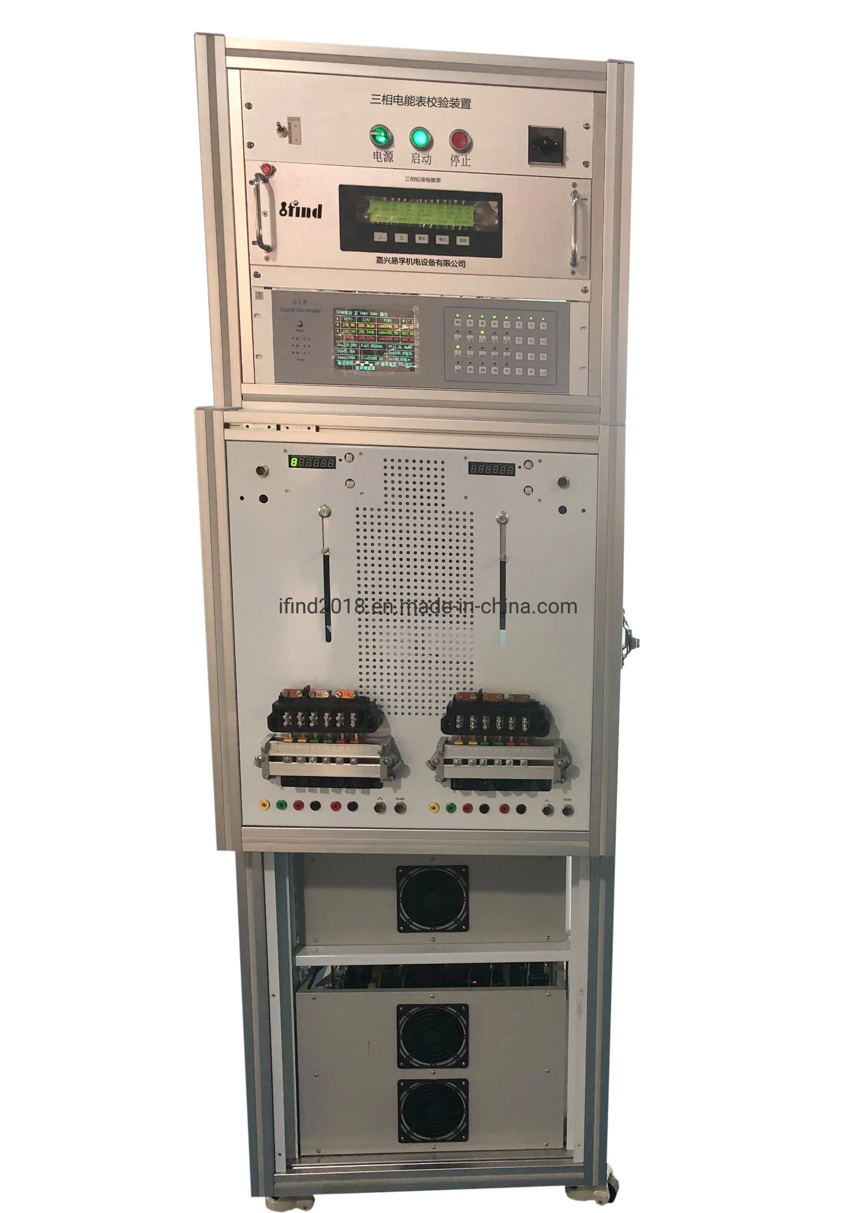 Three Phase Electrical Energy Meter Test Instrument Bench with 40 Meter Positions Test Equipment