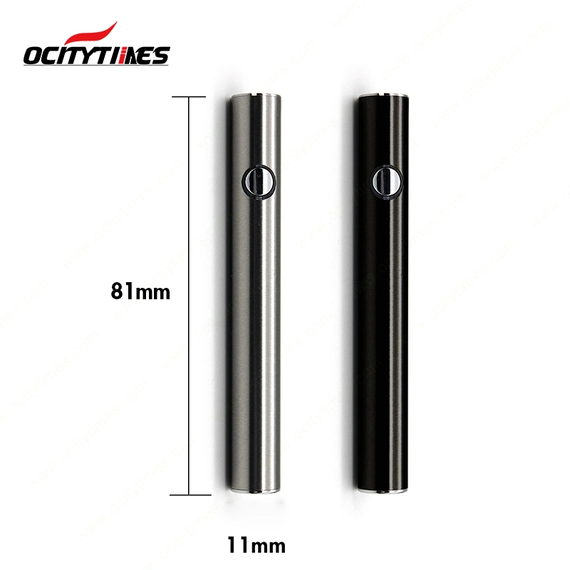 Ocitytimes 420 Wholesale/Supplier 510 Thread Disposable/Chargeable Vape Pen E Cigarette Twist Battery Strong Preheat Adjustable Voltage Battery