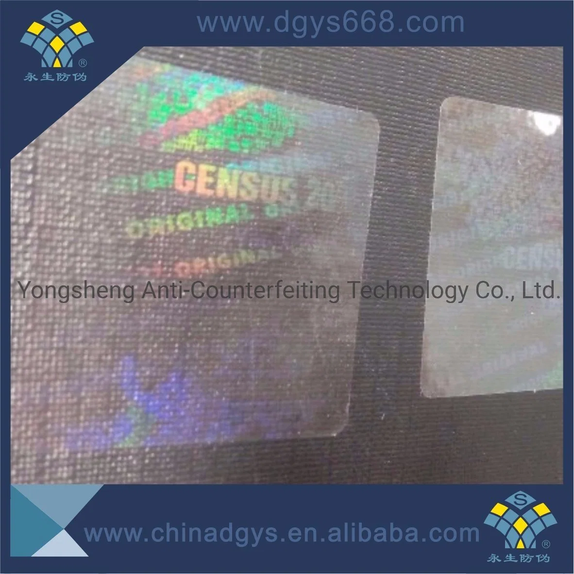 ID Card Transparent Holographic Overlay Lamination Film Hologram