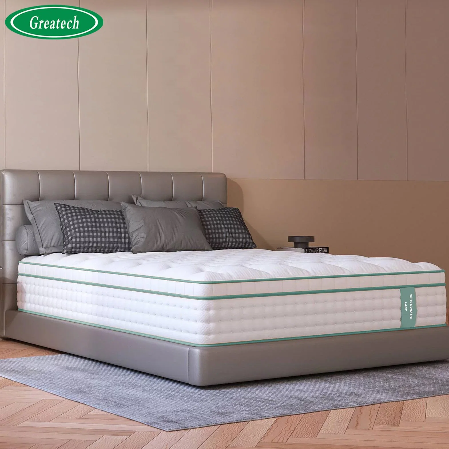 China Wholesale Pocket Spring Foam Mattress OEM/ODM High Density Eco-Friendly Fabric Hotle Usage Spring Mattress