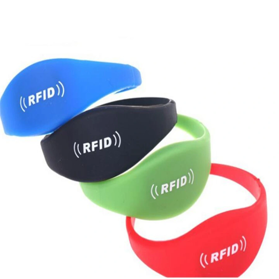 Custom RFID NFC Silicone Wristband Tags Hotel Key Card for Hospital