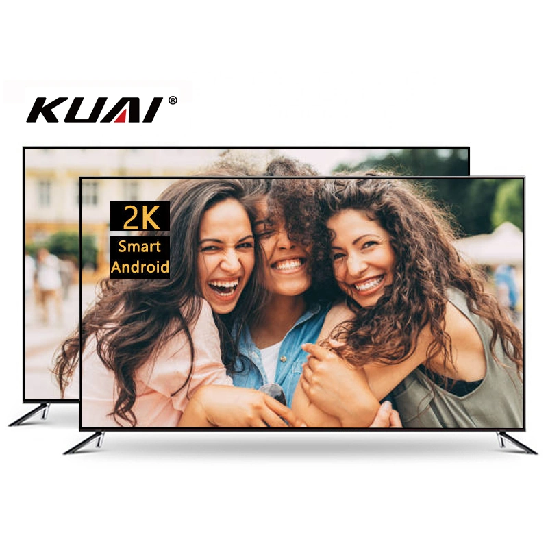 مصنّع أجهزة التلفزيون الذكية عالية الجودة من OEM شاشات LCD Elevision بدقة 4K فائقة الوضوح للغاية HD Smartv 24 32 40 43 50 55 65 بوصة تلفزيون LED بدون إطار بنظام Android