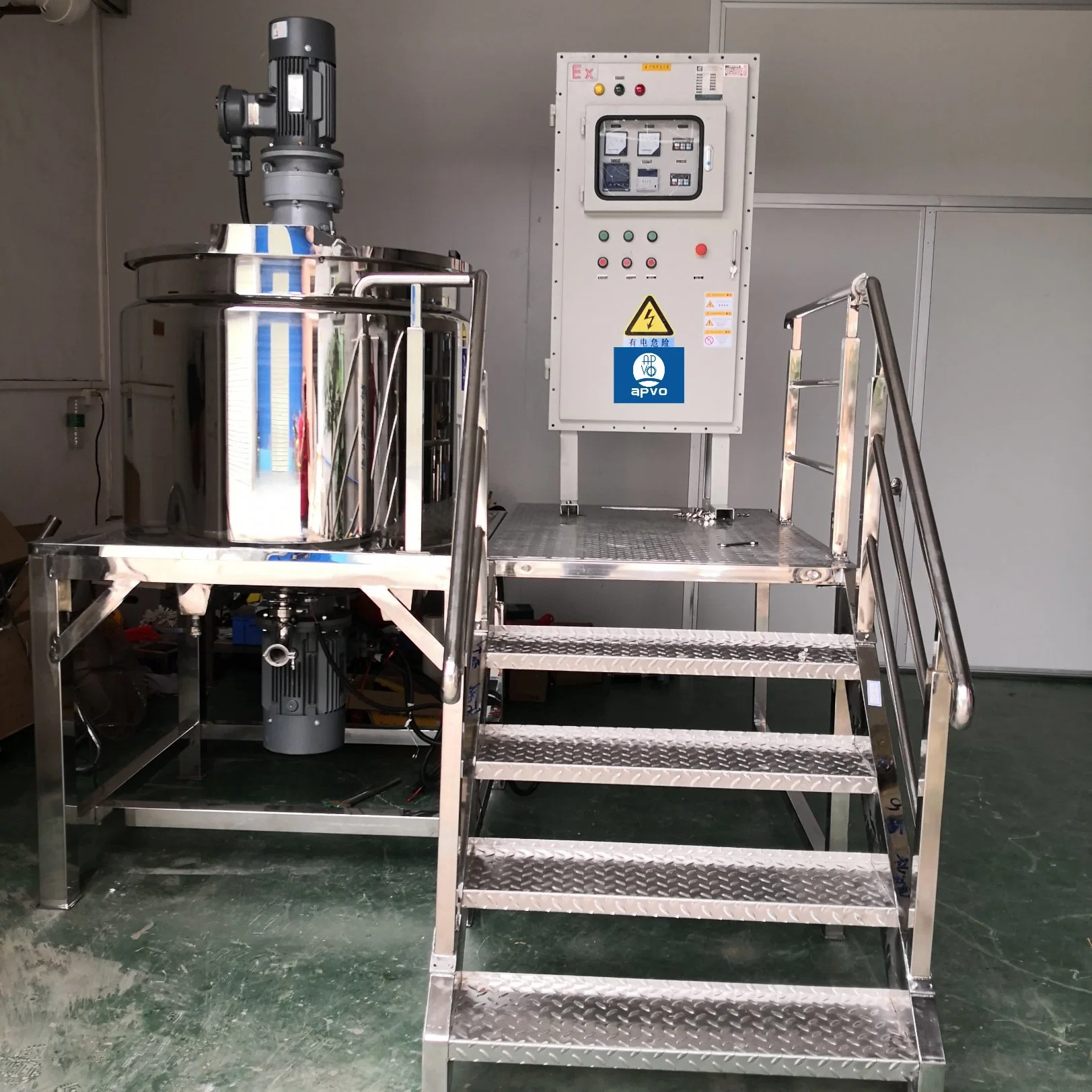 High Speed Disperser Homogenizer Blending Storage Tanks Lotion Soap Cosmetic Homogenizing Chemical Reactor Prices Mixer Machine Equipment