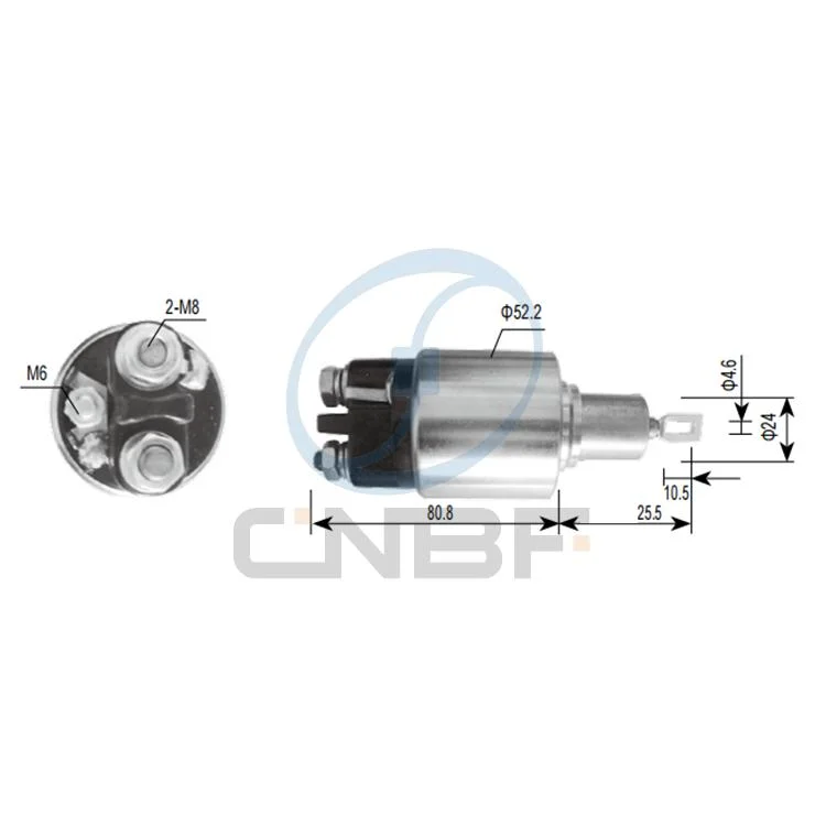 Cnbf pièces détachées pour auto volant 12V commutateur électromagnétique 0-331-302-106