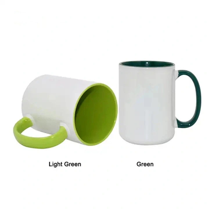 Personalized 15 Oz Large Two Tone Custom Color Coffee Mug Ceramic Mug Coffee Mug Manufacturer Porcelain Mug