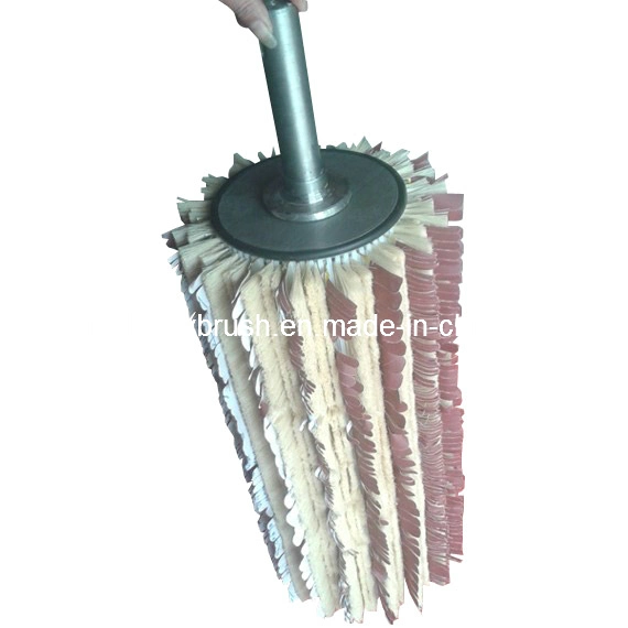 Sisal Mixture Wire Strip Brush for Sanding Machine (YY-113)