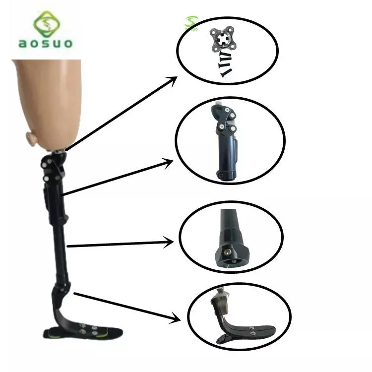 Rehabilitation Therapy Supplies High Ankle Carbon Fiber Foot for Amputee