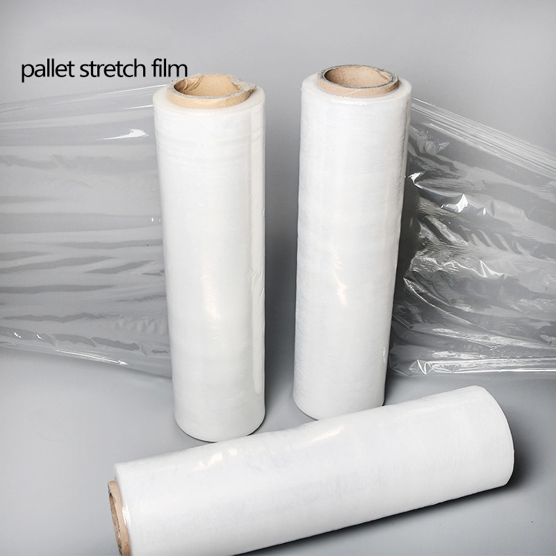 Película Escirable de LDPE fundido película de envoltura retráctil transparente Paleta Stretch Película de plástico para envolver película