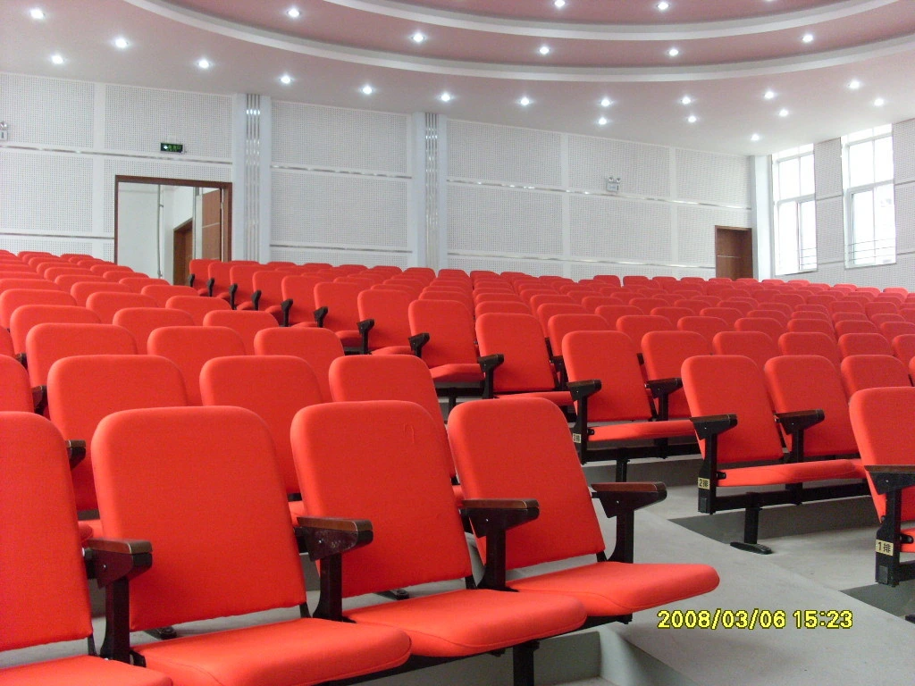 Los asientos de cuero Juyi Cine Auditorio retráctil para interiores, asientos de Jy-308