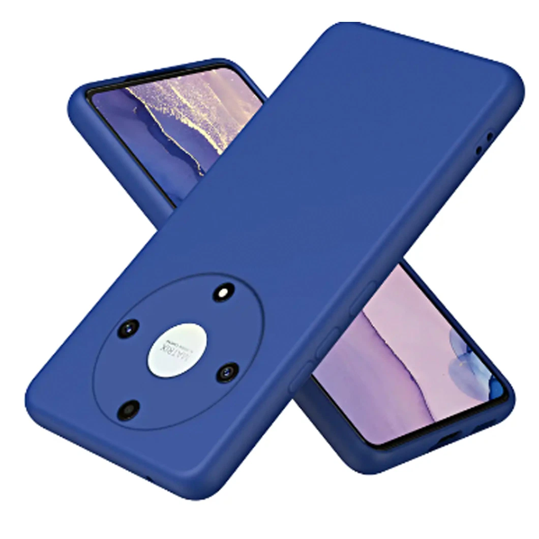 Protector de teléfono móvil TPU suave a prueba de golpes Simplicity Solid Color Phone Caso