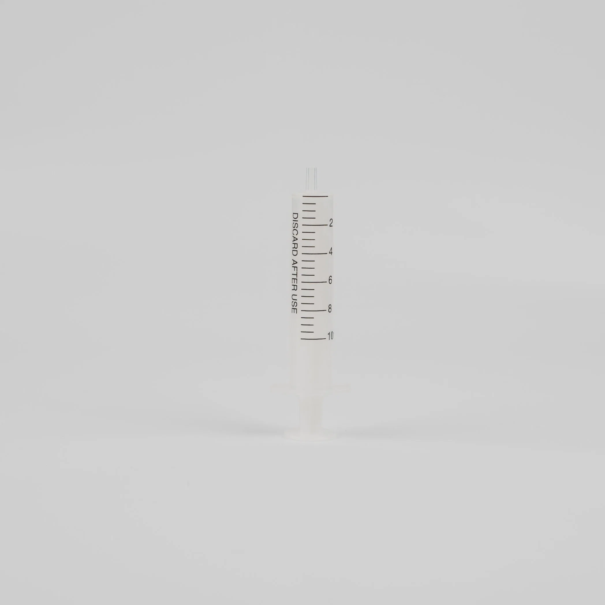 Disposable Sterilized 2-Parts Plastic PP Centric Luer Slip Syringe with Hypodermic Needle