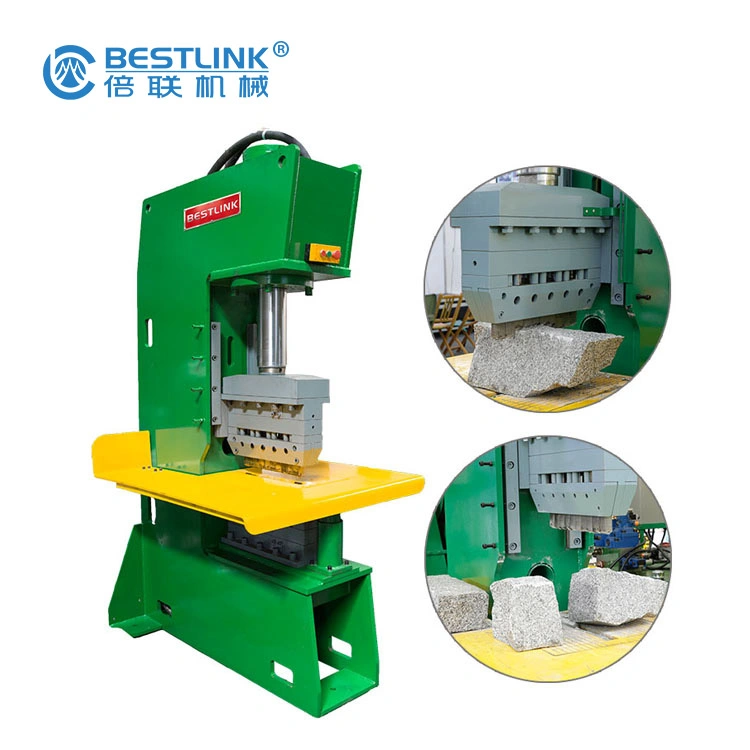 Bestlink Factory Price Stone Splitter Guillotine Hydraulic Stone Splitting Cutting Machine for Curb Kerb Stone Marble Granite Paving Stone Wall Stone