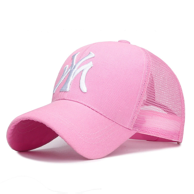 High Quality Cotton Polyester Women Fashion 6 Panels 3D Embroidery Outdoor Sports Baseball Cap Hat