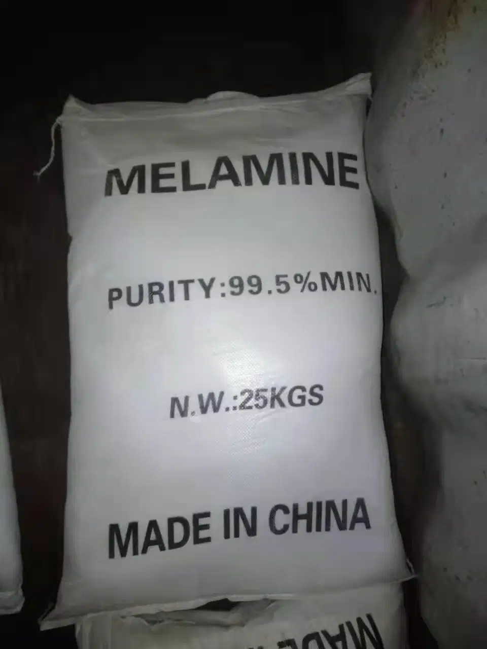 Melamine in Storage Loading Directly