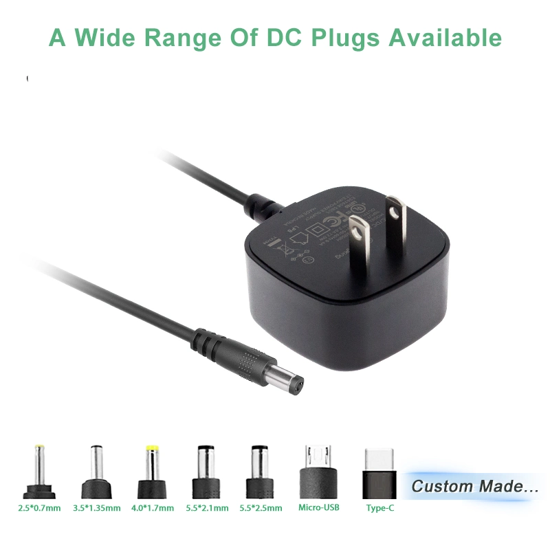 GS UL EUROPA 9V 1A13,5 V 1A18 V 0,5 A4,2 V 3A6 V 0,5 A9 V 1,5 A14 V 0,5A18V 0,8A5V 0,5A-Stecker-Display Merryking Carton Pure PC Feuerfestes Netzteil mit Wechselspannung und Gleichstrom