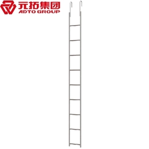 4m Monkey Ladder Round Steel Tube Scaffolding Monkey Climbing Step Staircase