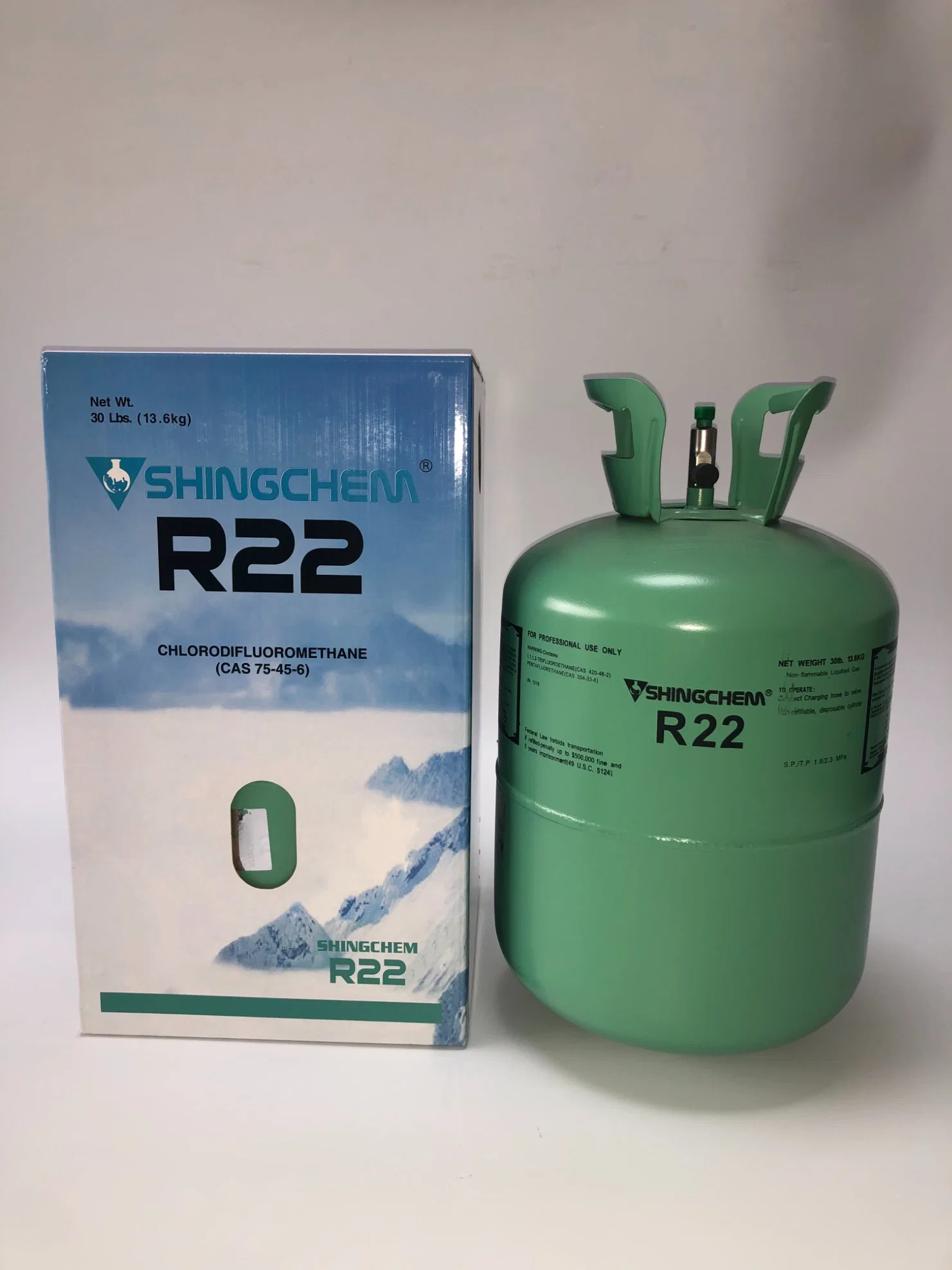China R22 Hcfc 22 Inflammable Refrigerant Gas Cooling Price High Purity