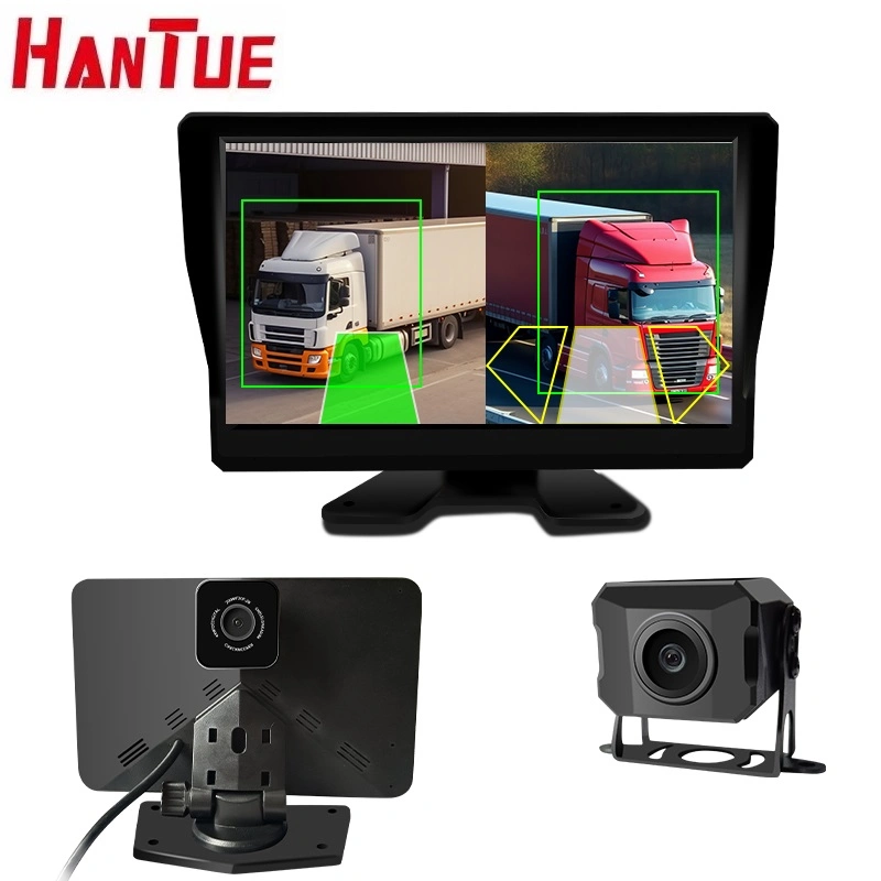 Bus 10.1 Truck Monitoring System with 4 Channel HD 720p Ahd IP69 4 Camera and Monitor for Truck 360 Panoramic Driving Recorder