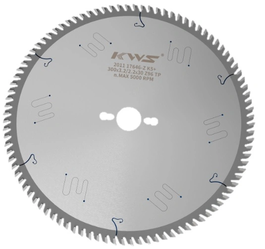 Hoja de sierra circular KWS TCT/PCD para tabla de tableros MDF de madera VI 12*96T