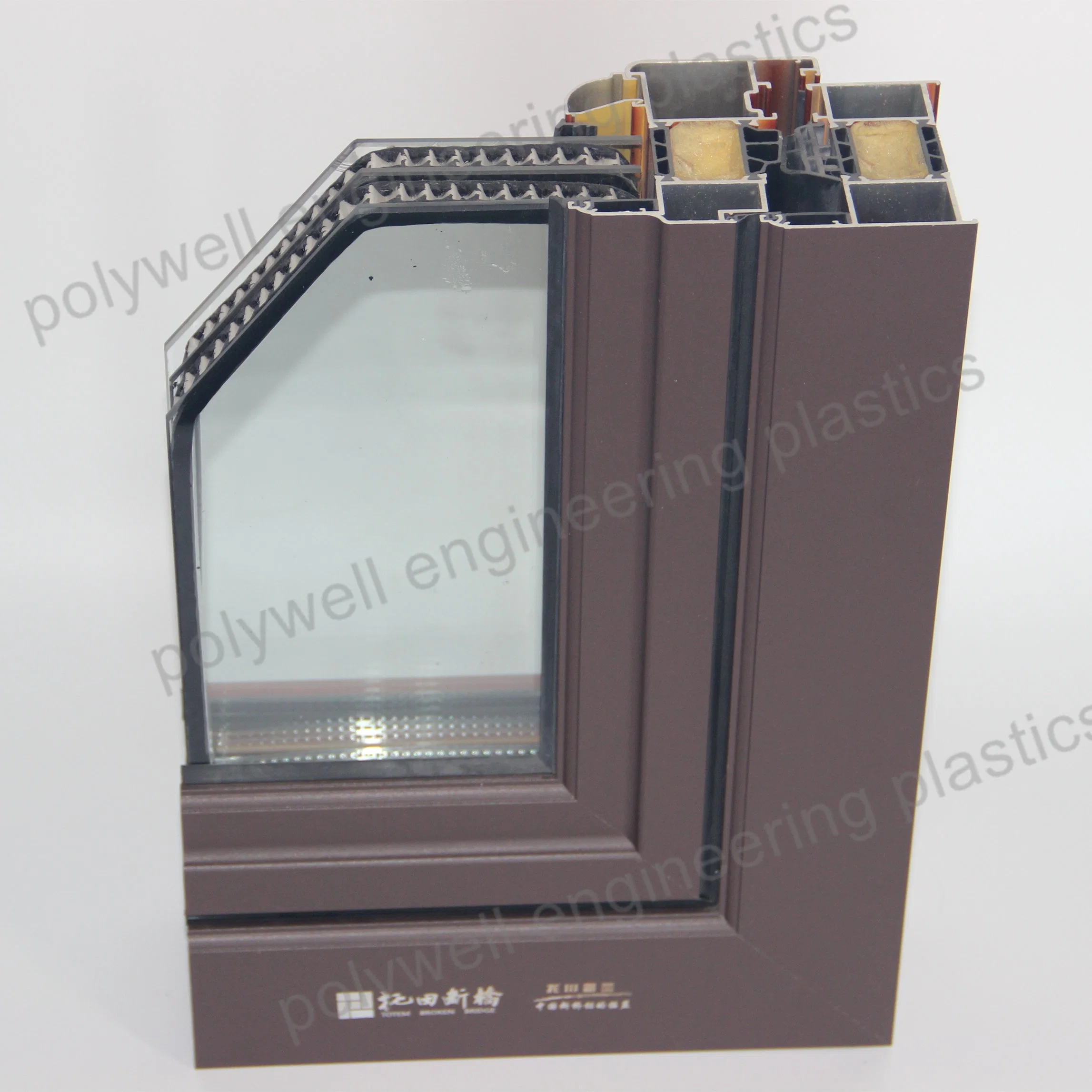 Heat and Noise Insulation Aluminum Thermal Break Strips PVC Sliding Windows and Doors