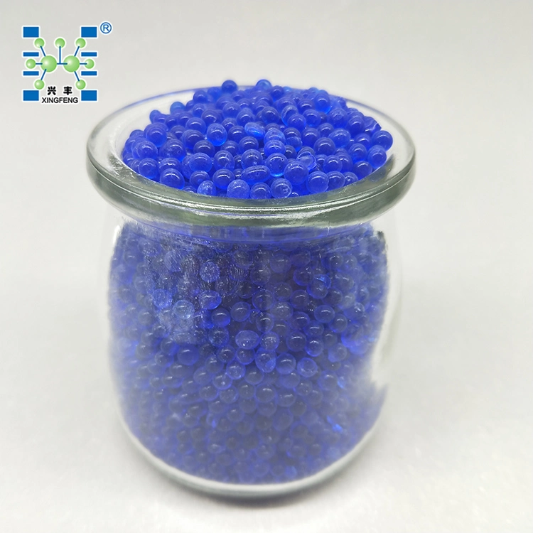 Dessecante de sílica gel azul (S. G Azul) de 2 a 5 mm