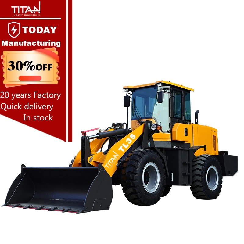 ZL35 3.5ton Articulated Hydraulic Heavy Front End Wheel Loader 3.5t Construction Machine for Sale