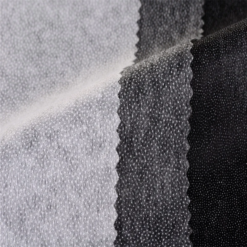 100 % PES non tissé simple DOT Fusible non tissé Interlining Fabric