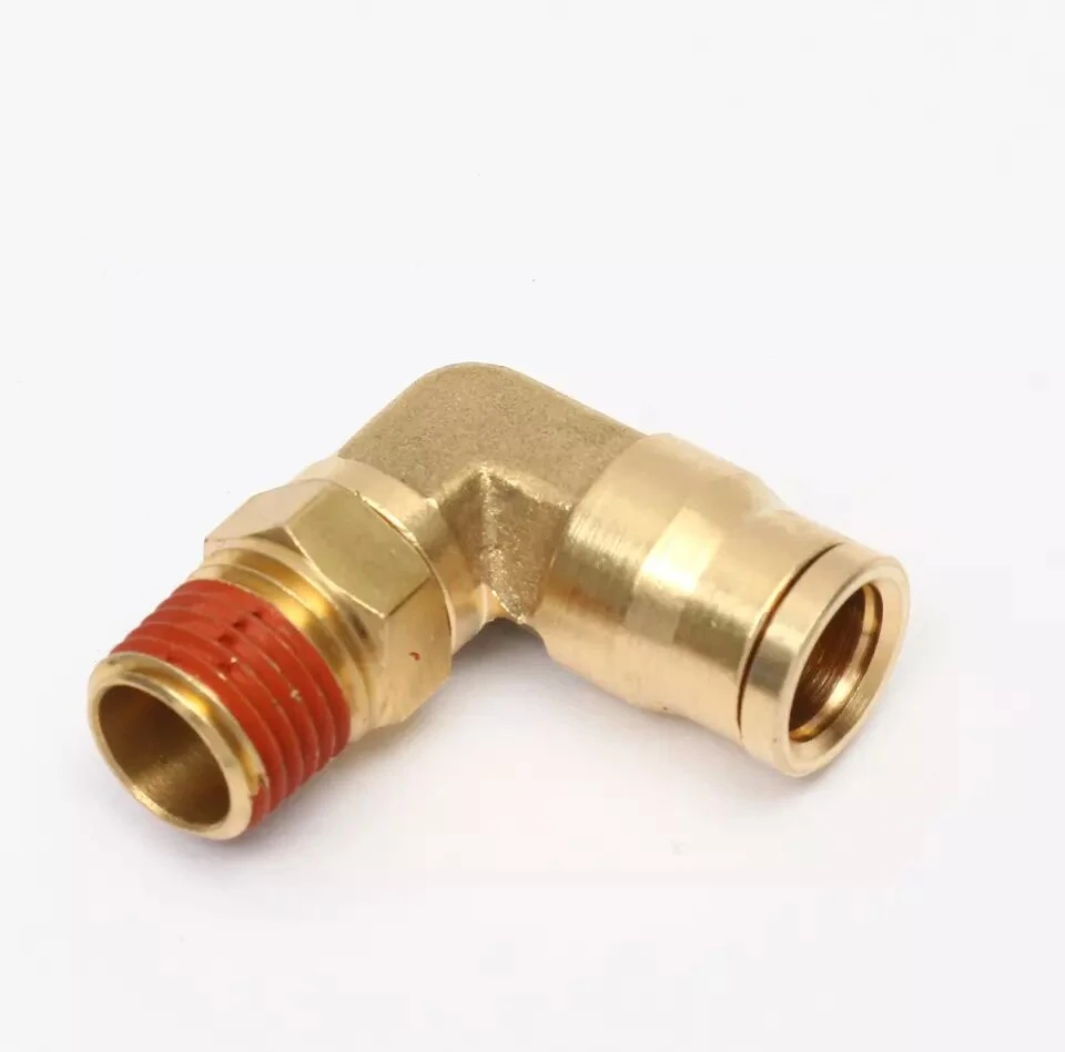 Male Thread Metal Pneumatic Push Quick Connecting Tube Fitting