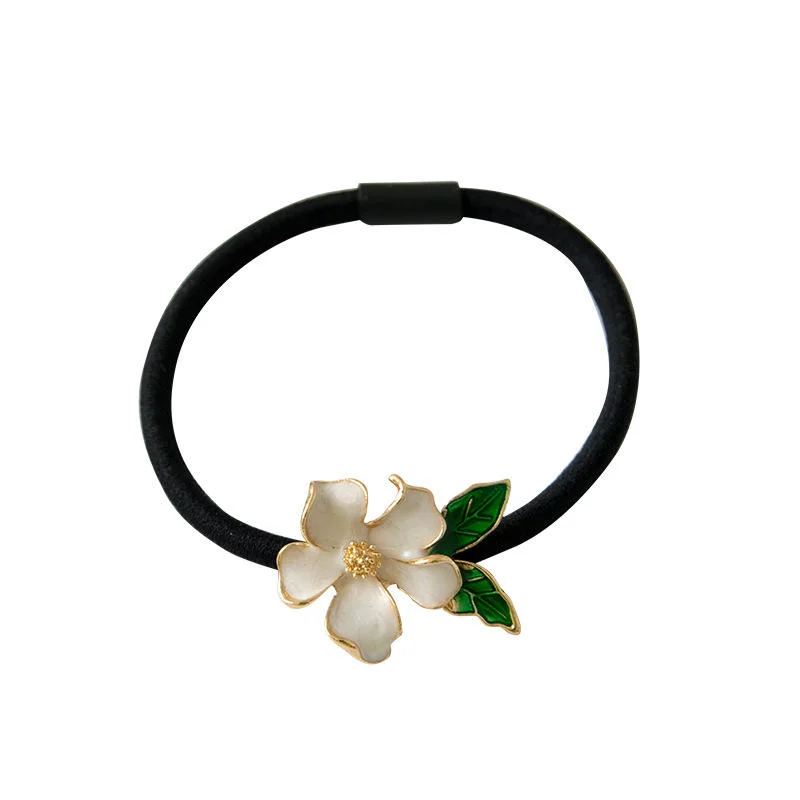 Wholesale/Supplier Flower Elastic Hair Bands Hair Accessories for Girls Pony Tail Hair Jewelry