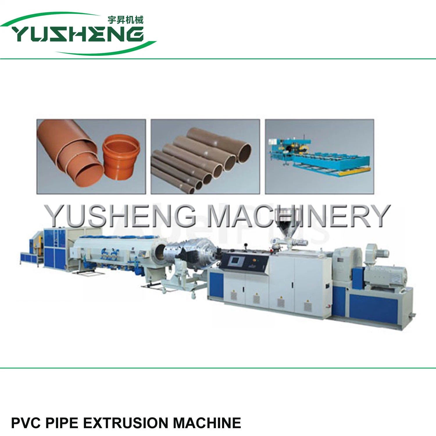 PE/PVC/ PPR Pipe Extrusion Production Line