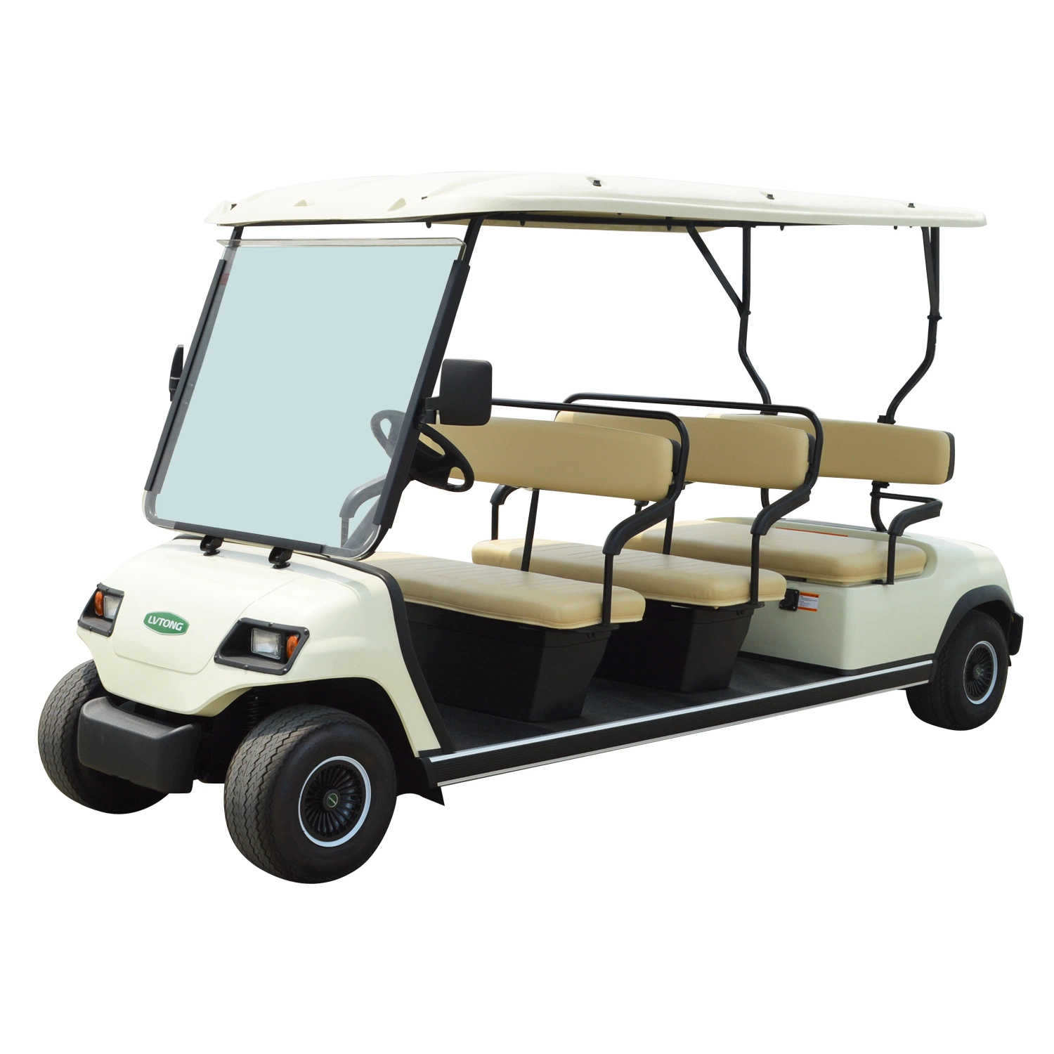 Strong Power Lithium Battery Comfortable Leather Seat 11 Seaters Electric Sightseeing Car (LT-A8)