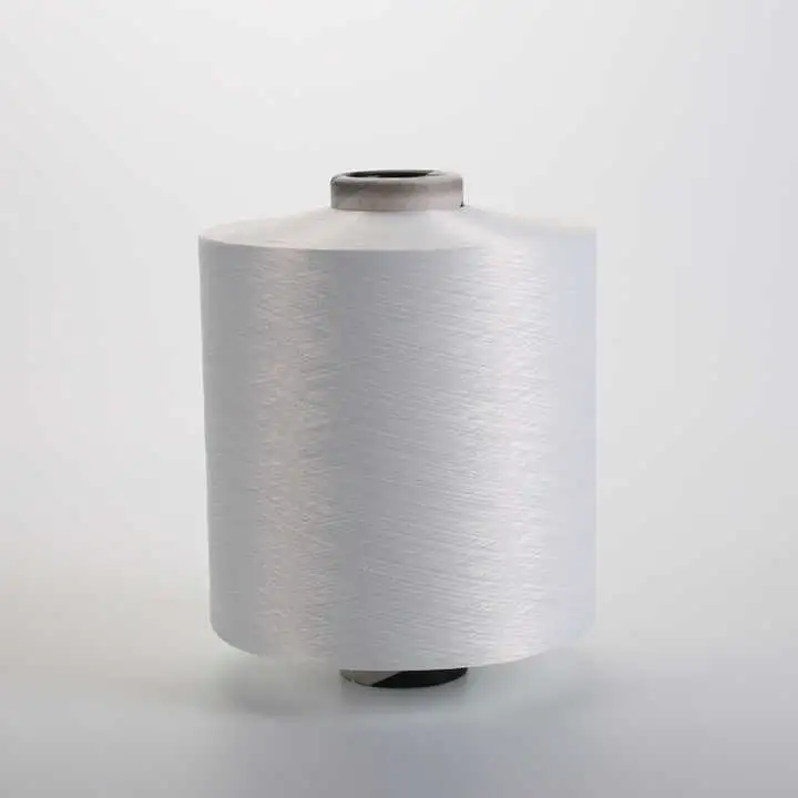 100% Recycled Eco-Friendly Polyester/Nylon Dope Dyed Spandex Nim SIM Him Raw White DTY Yarn for Filament Textured/Textile Sewing Knitting Fabric and Weaving